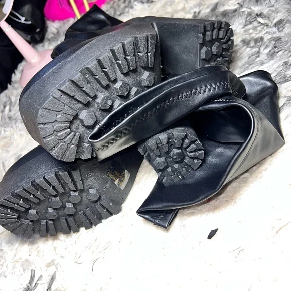 Fashion Nova Over The Knew Stylish Black Women's Boots